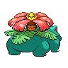 venusaur back sprite|Pokémon sprites: archive of Pokémon images from every game.